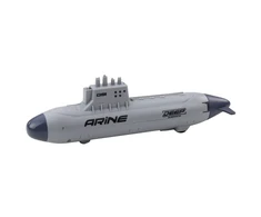 Lean Toys Povandeninis laivas su torpedų mechanizmu, 28 cm