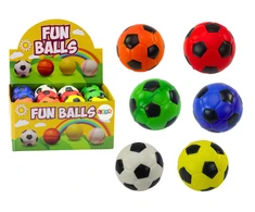 Lean Toys Minkštas putplasčio futbolo kamuolys 5,5 cm
