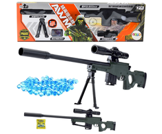 Lean Toys Sniper Rifle Replica AWM Stand su vandens balionais 80cm