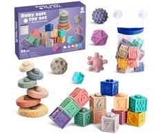 Lean Toys Edukacinės kaladėlės 27 vnt.