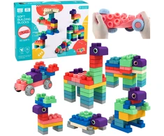 Lean Toys kaladėlės spalvotos 80 vnt.