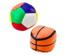 Lean Toys Minkšti sportiniai kamuoliai vaikams, 4 vnt.