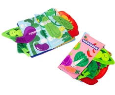 Lean Toys Interaktyvi vaikiška knyga su daržovėmis