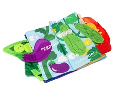 Lean Toys Interaktyvi vaikiška knyga su daržovėmis