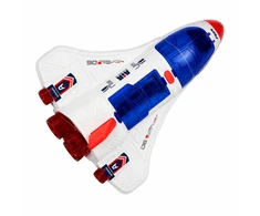 Lean Toys Space Shuttle Ufo Research Vehicle Satellite Astronauts Set