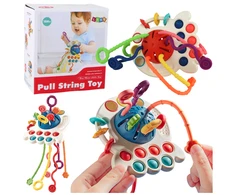 Lean Toys Spalvingas edukacinis kramtukas vaikams, 27x13 cm