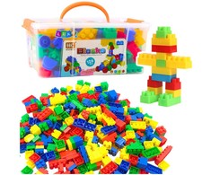 Lean Toys Konstruktorius dėžėje 126 vnt. spalvoti