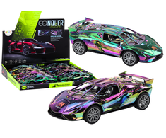 Lean Toys Sportinis automobilis su šviesomis ir garsais, chameleono efektas, 18x8x4.5 cm