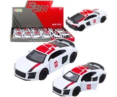 Lean Toys Metalinė sportinė mašina 1:43 su atidaromomis durimis