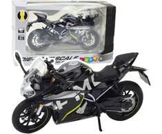 Lean Toys SPORTINIS MOTOCIKLAS IŠ METALO – Juodas 250 SR 1:12