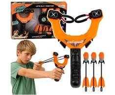 Lean Toys Katapulta su švilpiančiomis strėlėmis Oranžinė 3 vnt.