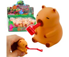 Lean Toys Minkštas kapibara su trimitėliu 7 cm