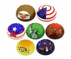 Lean Toys Squishy dumpling dumpling USA and fragrant foam box 8.5 cm