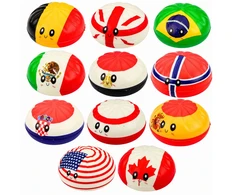 Lean Toys Squishy dumpling dumpling with flags fragrant foam box 8.5 cm