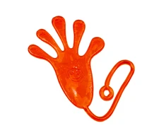 Lean Toys Lipni Žaislinė Ranka, Oranžinė, 23x15x0.5 cm