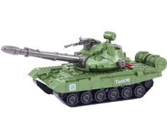 Lean Toys Karinis tankas su šviesos ir garso efektais, 42 cm, išmontuojamas
