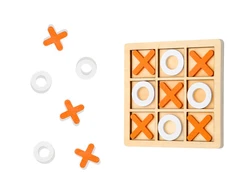 Lean Toys Tic-tac-toe strateginis loginis medinis žaidimas