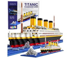 Lean Toys Konstruktorius Laivas Titanic, 1878 detalių