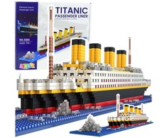 Lean Toys Konstruktorius Laivas Titanic, 1878 detalių