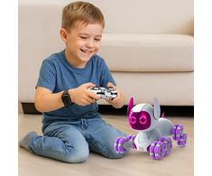 Lean Toys Interaktyvus robotas šuo TOOBY su nuotoliniu valdymu