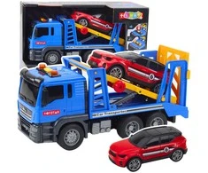 Lean Toys Žaislinis automobilių vilkikas su šviesomis ir garsais