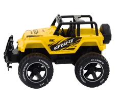Lean Toys Nuotoliniu būdu valdomas bekelės automobilis RC 1:18 geltonas