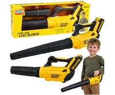 Lean Toys Žaislinis lapų pūstuvas geltonas