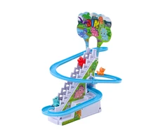 Lean Toys Dinozaurų Čiuožyklos Žaidimų Rinkinys su Šviesomis ir Garsais
