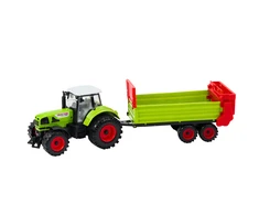 Lean Toys Didelis traktorius su priekaba ir judančiais elementais