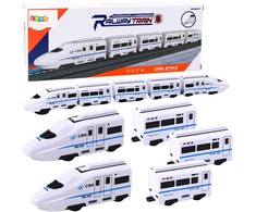 Lean Toys Interaktyvus žaislinis traukinys su šviesomis ir garsais 62 cm