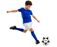 Lean Toys Treniruočių futbolo kamuolys 5 dydis