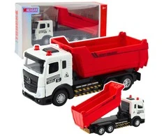 Lean Toys Žaislinis sunkvežimis su metaline kabina ir garsais