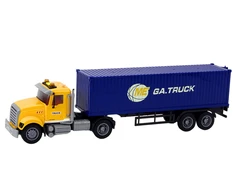 Lean Toys Sunkvežimis su Nuimama Puspriekabe ir Šviesos bei Garso Efektais
