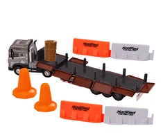 Lean Toys 1:24 Sunkvežimis su Priekaba ir Garso Efektais