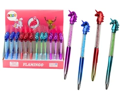 Lean Toys Vienaragio rašiklis su mėlynu užpildu, 0.7mm