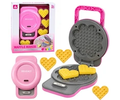 Lean Toys Vaikiška vaflinė rožinė ir pilka
