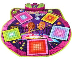 Lean Toys Šokių kilimėlis 91x93 cm, baterijomis maitinamas