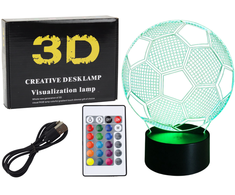 Lean Toys Belaidė LED Lempa su Nuotolinio Valdymo Pulteliu