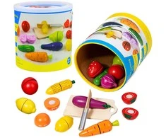 Lean Toys Vaisių ir daržovių pjaustymo rinkinys 13 vnt.