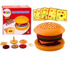 Lean Toys Medinis mėsainis su receptų kortelėmis, 8 dalių.