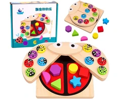 Dėlionė Lean Toys Boružėlės rūšiavimo žaidimas