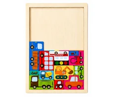 Lean Toys Medinė dėlionė 23 vnt.