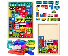 Lean Toys Medinė dėlionė 23 vnt.
