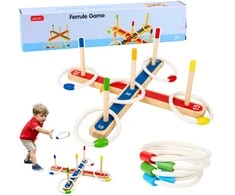 Lean Toys Žiedų mėtymo žaidimas įvairių spalvų
