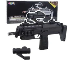 Lean Toys Žaislinis šautuvas su šviesų ir garso efektais, 41 cm