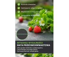Juoda agroplėvelė LEAN 1.1x50 m UV 135 g/m²