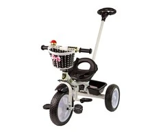 Lean Trike Vaikiškas triratukas su reguliuojamu vairu ir EVA ratais