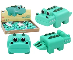 Lean Toys Vonios žaislas krokodilas vaikams, 11x6x5 cm