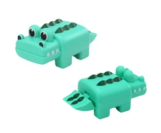 Lean Toys Vonios žaislas krokodilas vaikams, 11x6x5 cm