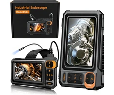 Lean Wired Endoscope Inspection Camera 8 LEDs LCD 4.3'' IP67